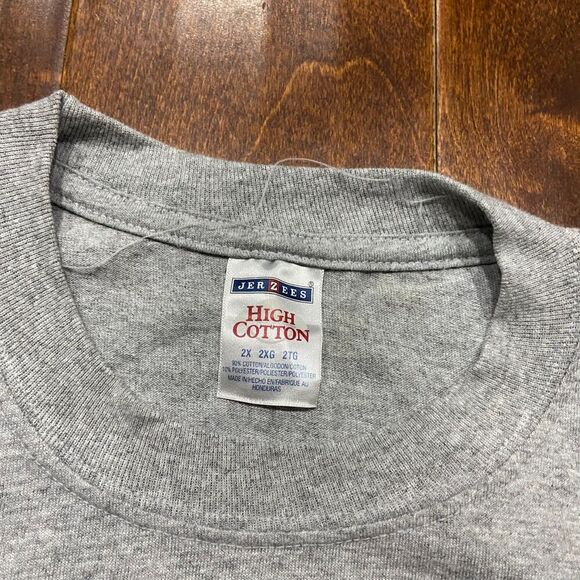 Jerzees Vintage Y2K Stay Battlin Break Dancing Hip Hop Grey T-Shirt Men's 2XL - Picture 6 of 8